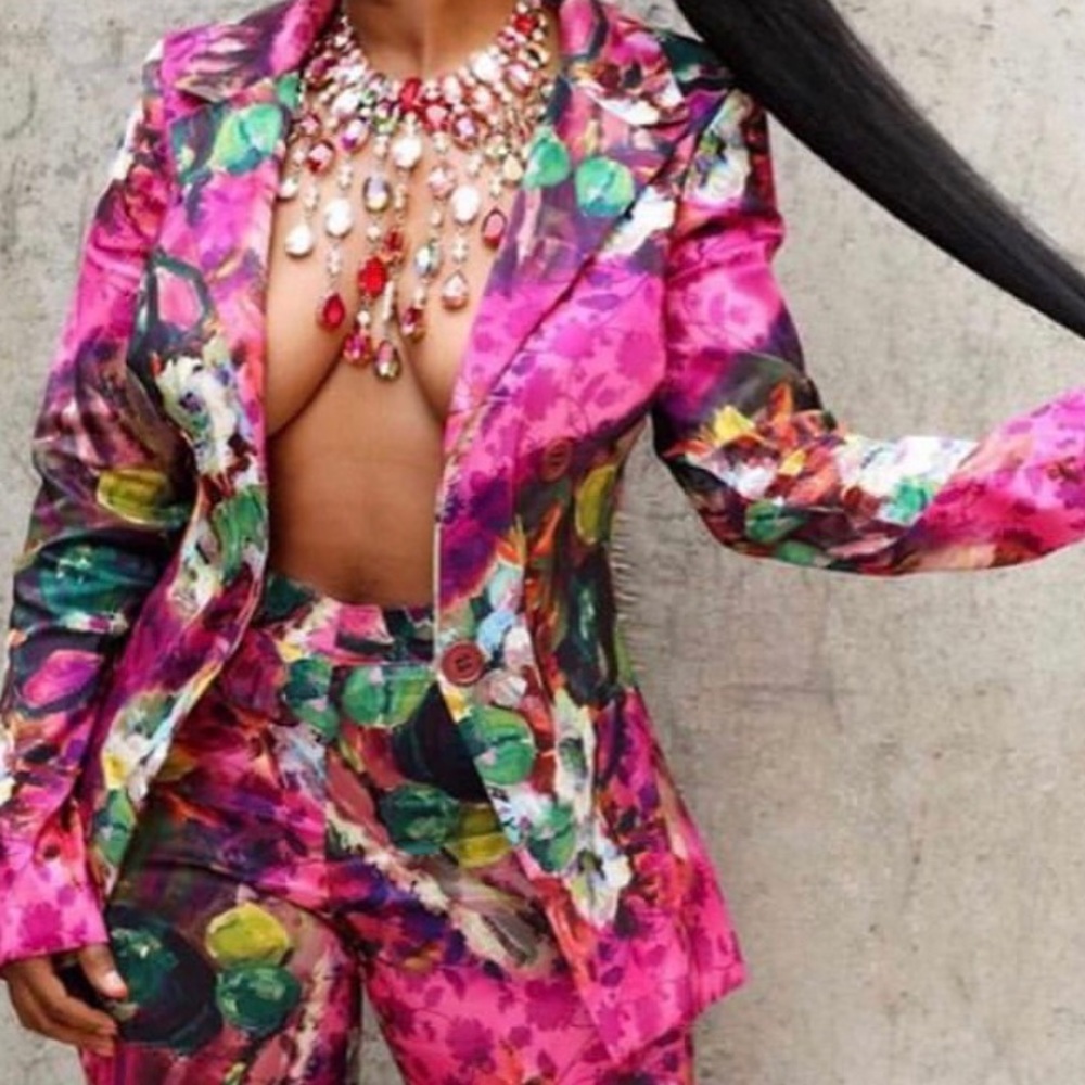 Multi Color blazer Worn Once